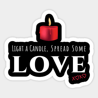 Light a Candle - World Candle Day Sticker